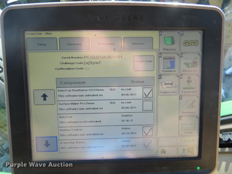 image for item DF9869 John Deere GS3 2630 Greenstar display