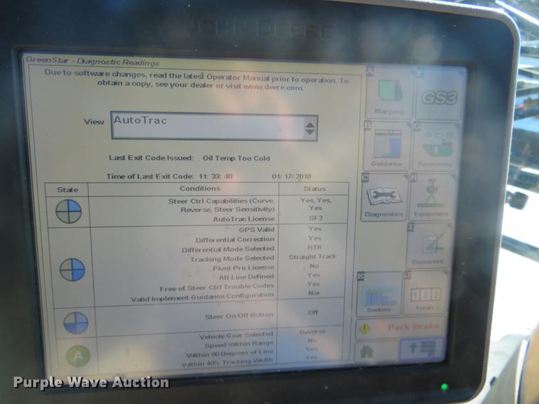image for item DF9869 John Deere GS3 2630 Greenstar display