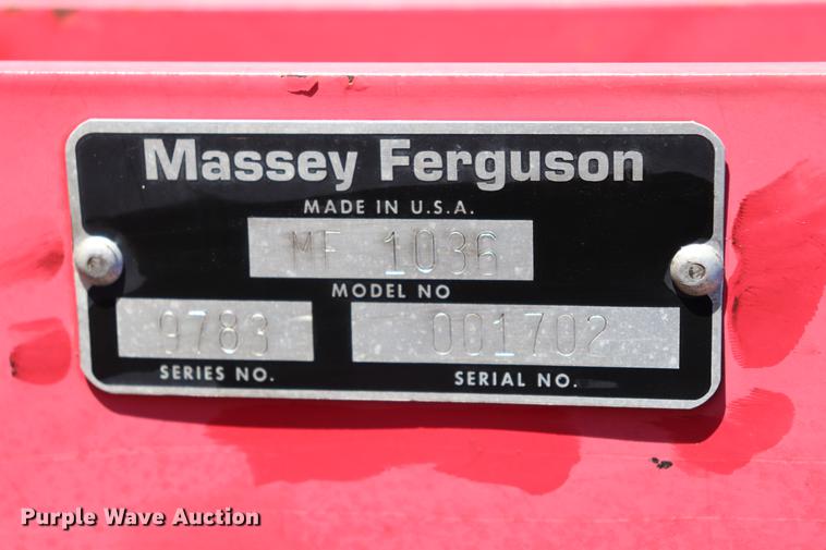 image for item EC9410 Massey Ferguson 4243 tractor