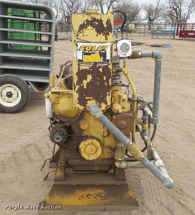 Caterpillar 3304B four cylinder diesel engine in Kinsley, KS | Item ...