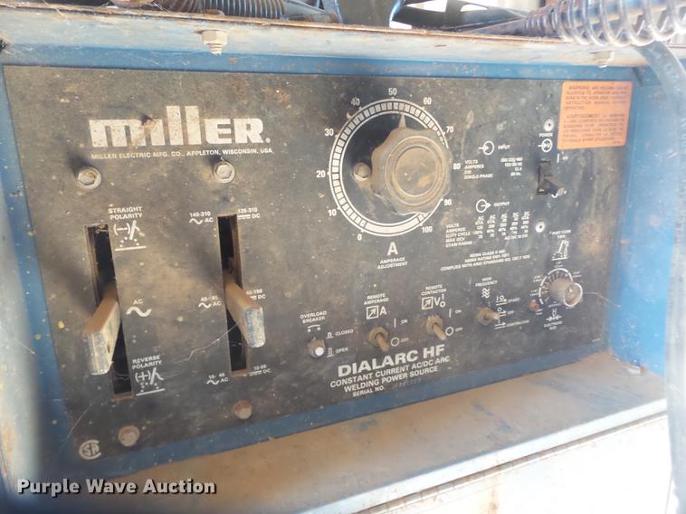 image for item EI9536 Miller Dialarc HF AC/DC arc welder
