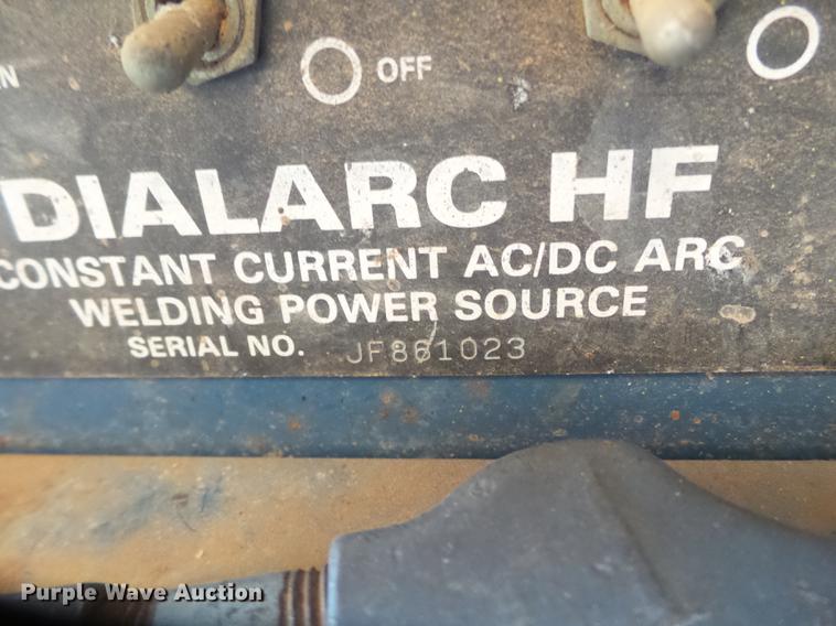 image for item EI9536 Miller Dialarc HF AC/DC arc welder