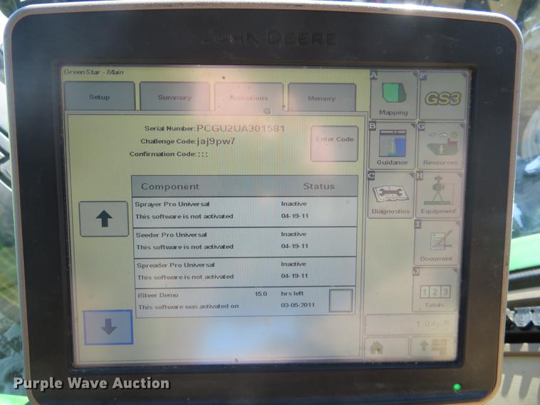 image for item G1019 John Deere GS3 2630 Greenstar display