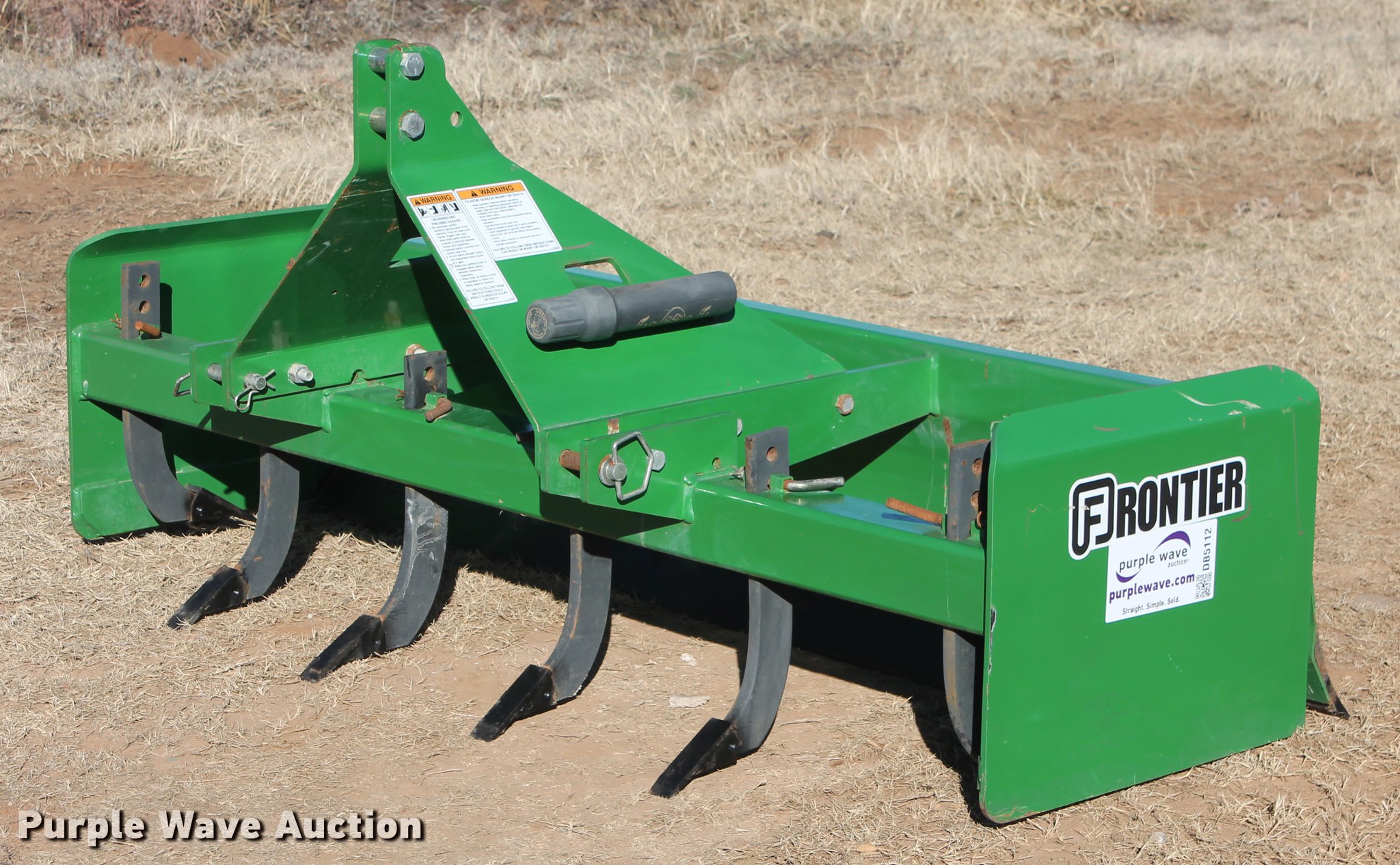 Frontier BB2172 box blade in Marlow, OK Item DB5112 sold Purple Wave