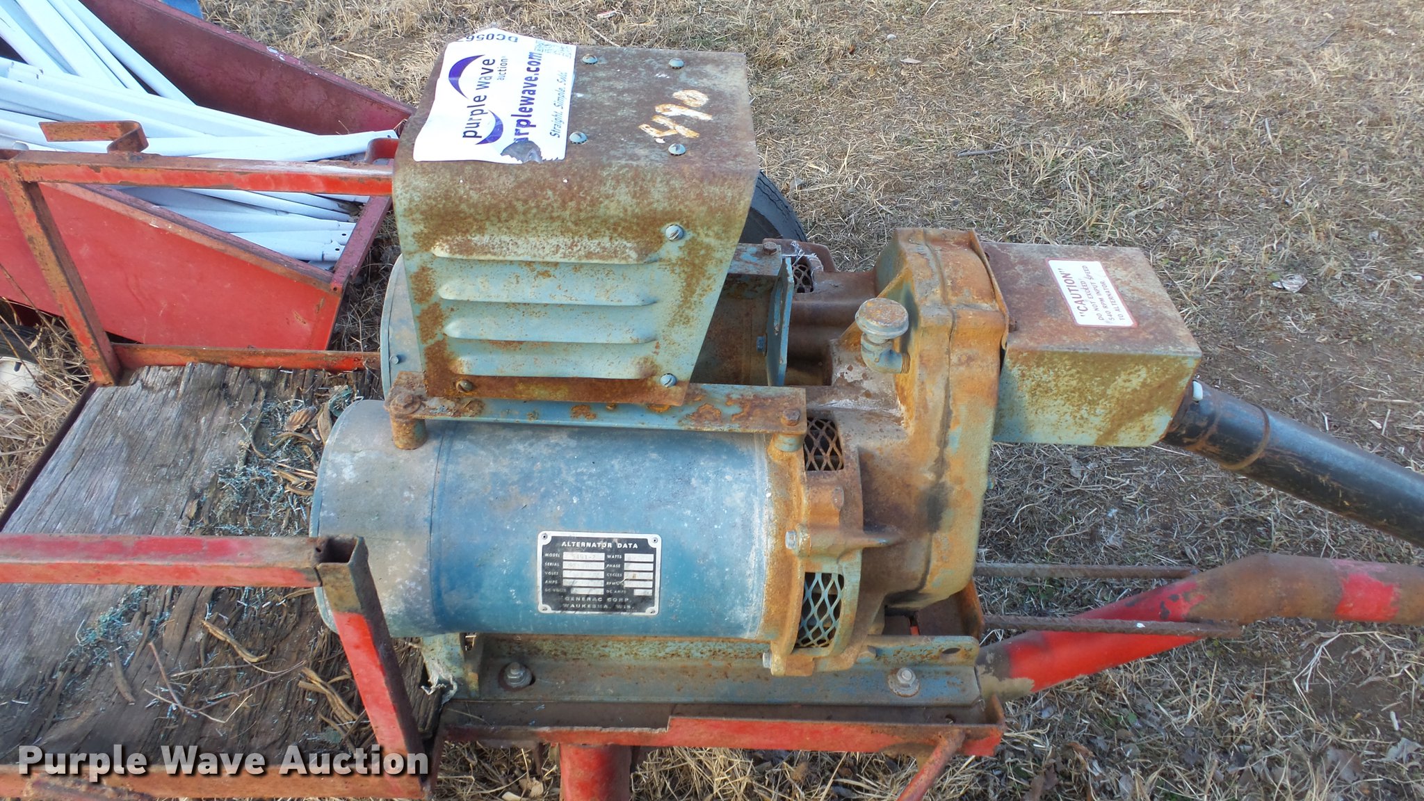 Generac PTO generator in Wichita, KS Item DC0567 sold Purple Wave