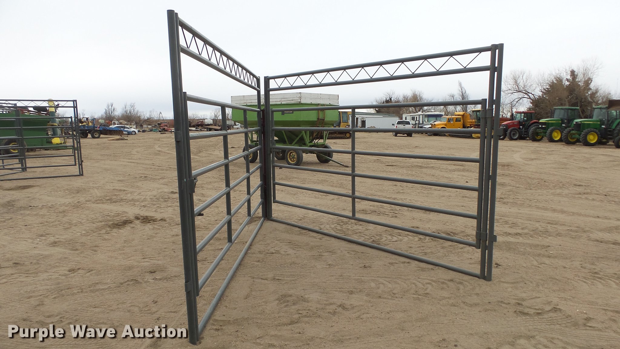 WW livestock panels with gates in Kinsley, KS Item EC9648 sold Purple Wave