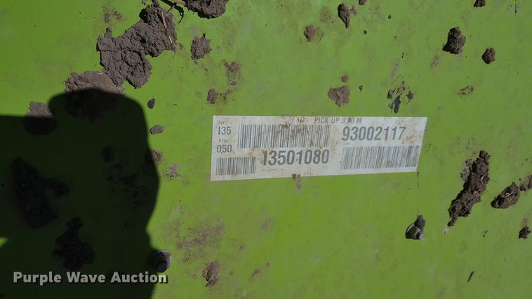 image for item BJ9778 2014 Claas 380 pickup head