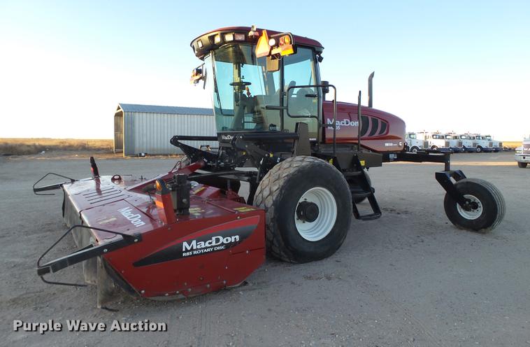 image for item BJ9798 2014 MacDon M205 self-propelled windrower
