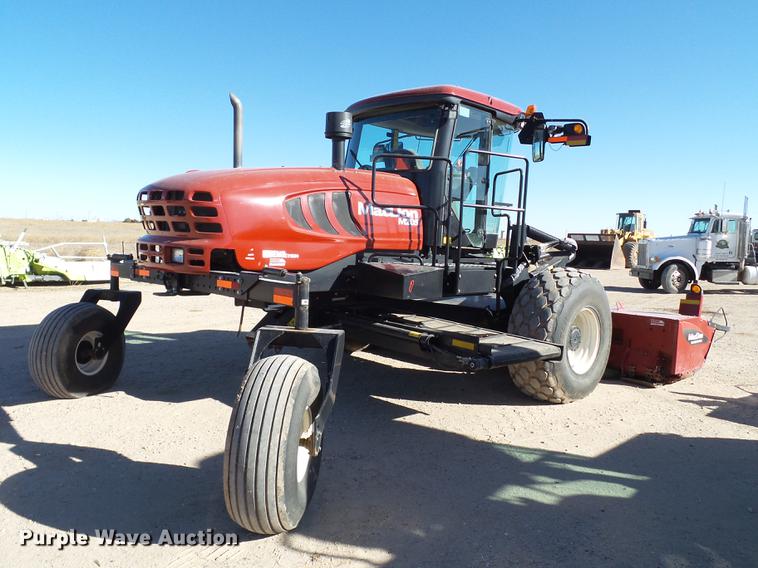image for item BJ9799 2015 MacDon M205 self-propelled windrower