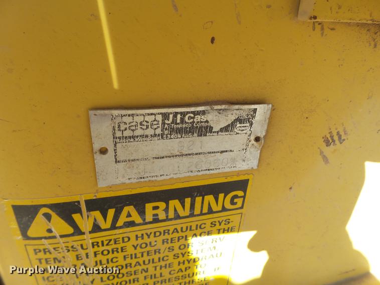 image for item BJ9803 1993 Case 921 wheel loader