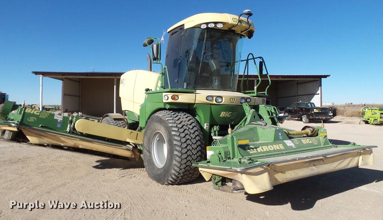 image for item BJ9816 2015 Krone Big M 420 self-propelled windrower