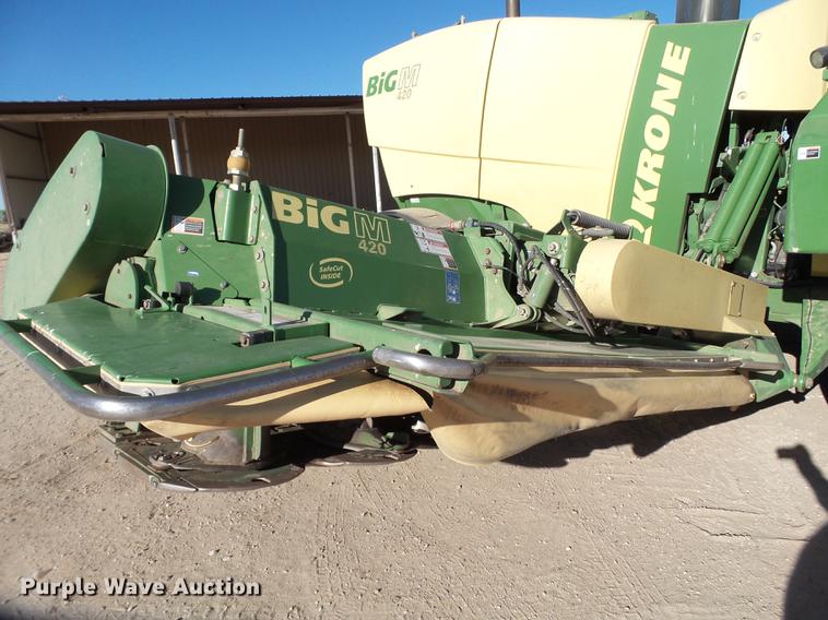 image for item BJ9816 2015 Krone Big M 420 self-propelled windrower