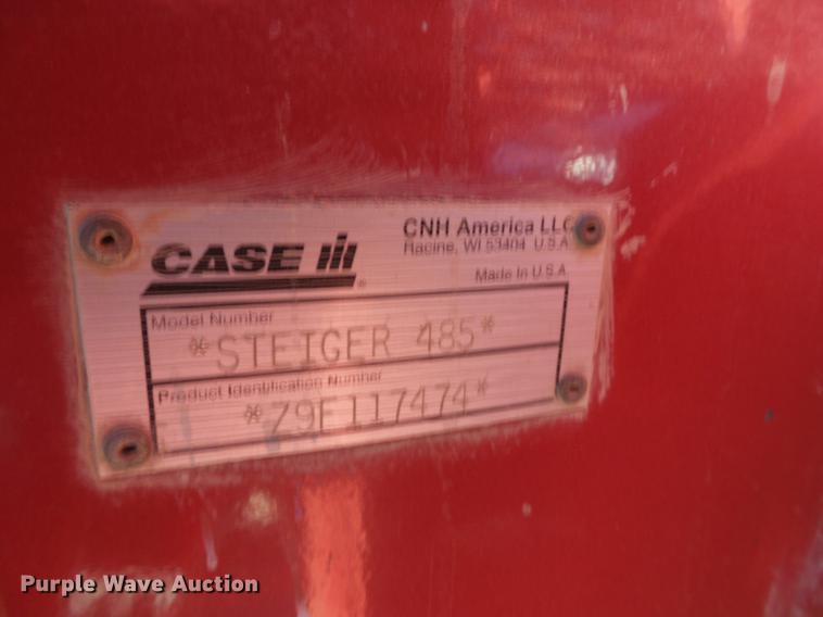 image for item BJ9818 2010 Case IH Steiger 485 4WD tractor