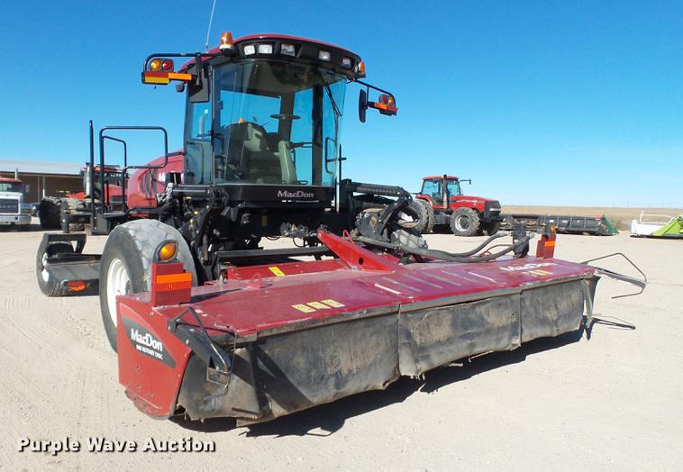 image for item BJ9828 2013 MacDon M205 self-propelled windrower