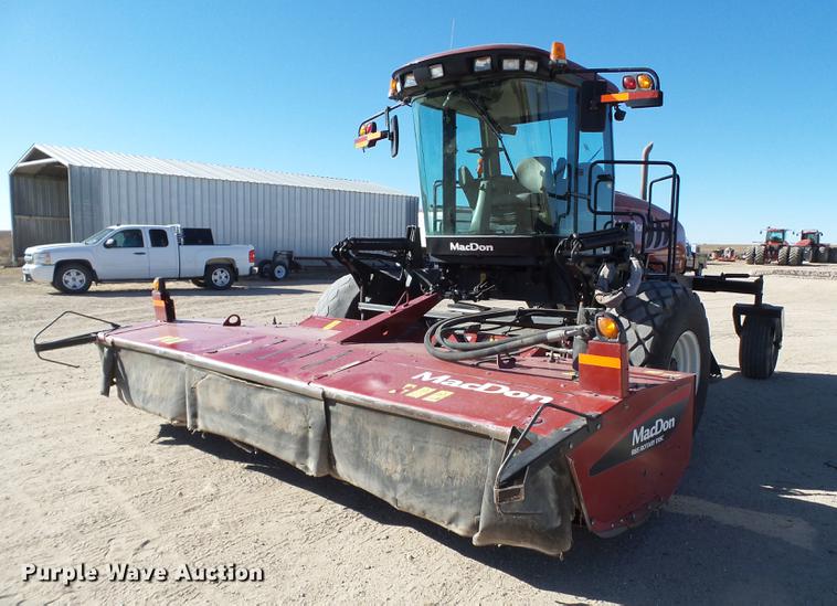 image for item BJ9828 2013 MacDon M205 self-propelled windrower