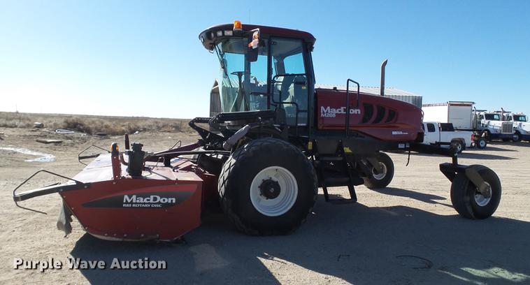 image for item BJ9828 2013 MacDon M205 self-propelled windrower