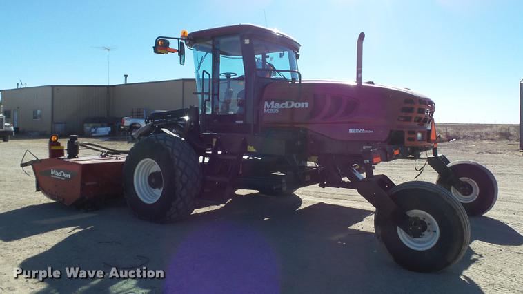 image for item BJ9828 2013 MacDon M205 self-propelled windrower