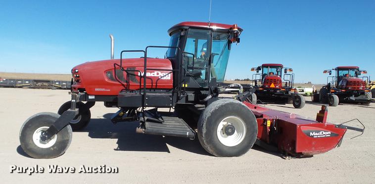 image for item BJ9828 2013 MacDon M205 self-propelled windrower
