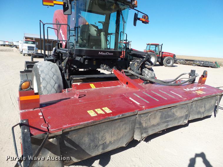 image for item BJ9828 2013 MacDon M205 self-propelled windrower