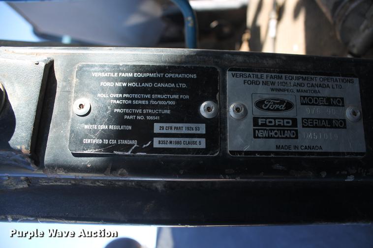 image for item BJ9829 1990 Ford 976 Versatile Designation 6 4WD tractor