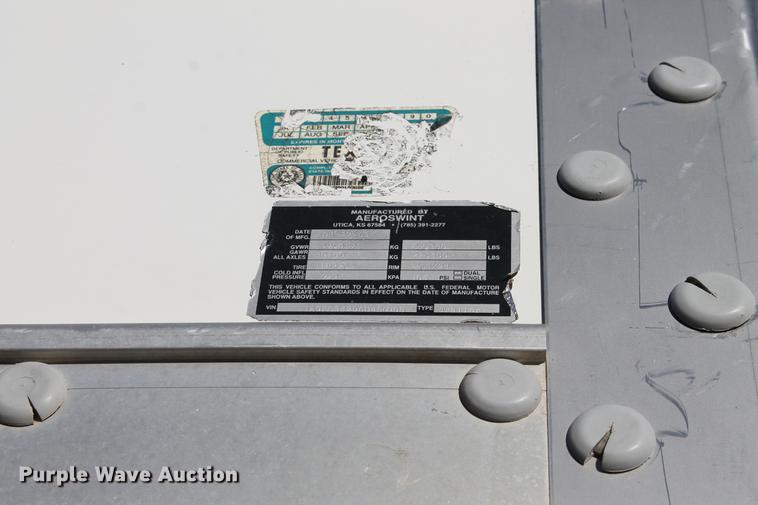 image for item BJ9832 2006 Aeroswint live bottom silage trailer