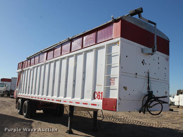 image for item BJ9841 2014 Mas live bottom silage trailer