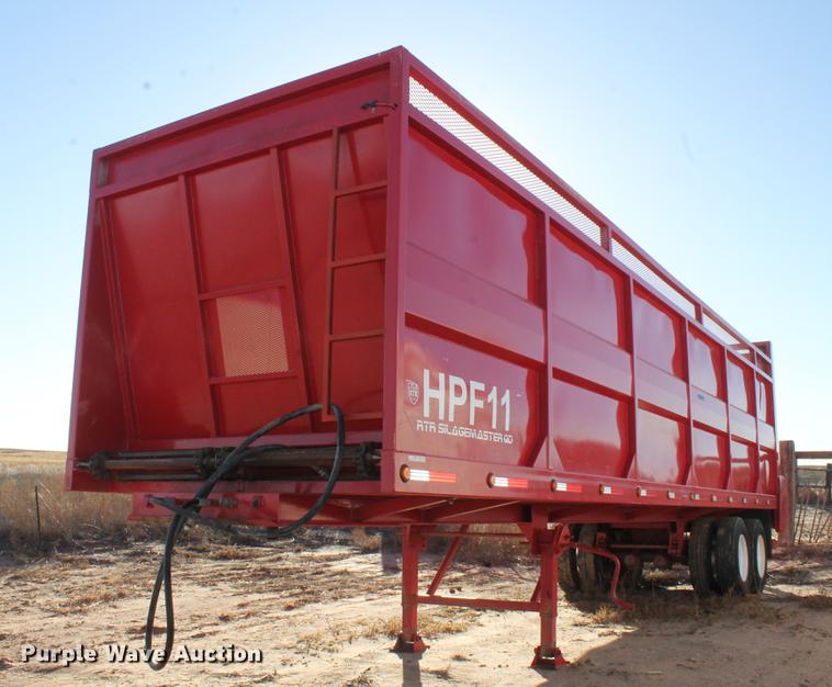 image for item BJ9842 2015 RTR Silage Master live bottom silage trailer