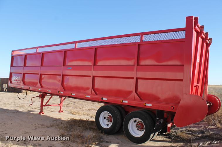 image for item BJ9842 2015 RTR Silage Master live bottom silage trailer