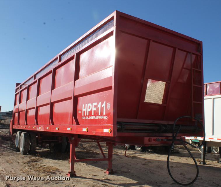 image for item BJ9842 2015 RTR Silage Master live bottom silage trailer