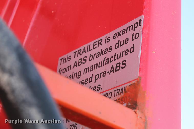 image for item BJ9842 2015 RTR Silage Master live bottom silage trailer