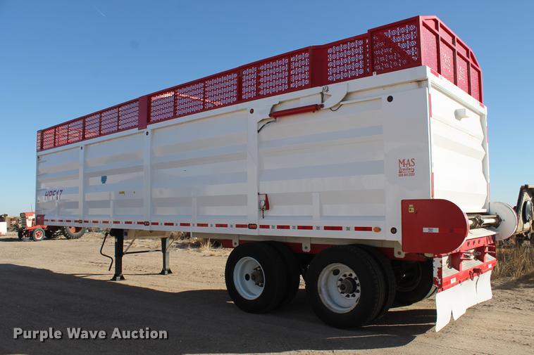 image for item BJ9843 2016 Mas live bottom silage trailer