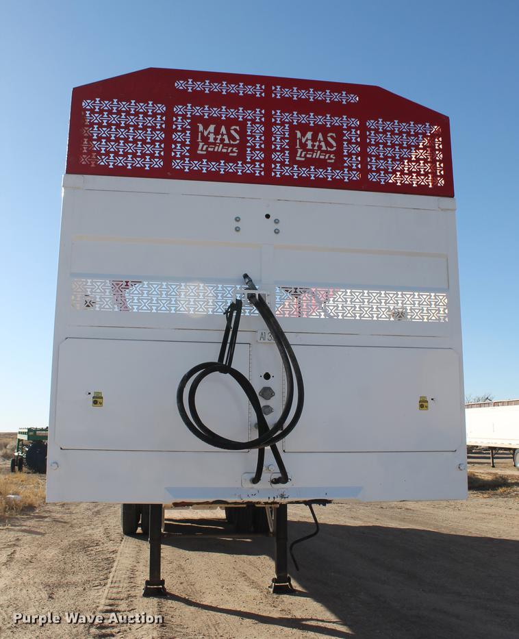 image for item BJ9843 2016 Mas live bottom silage trailer