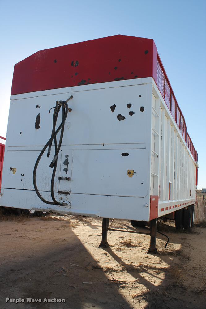 image for item BJ9844 2014 Mas HPF3 live bottom silage trailer