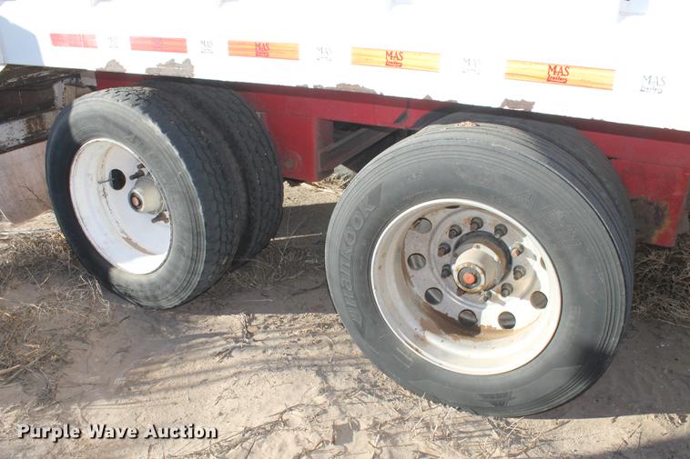 image for item BJ9844 2014 Mas HPF3 live bottom silage trailer