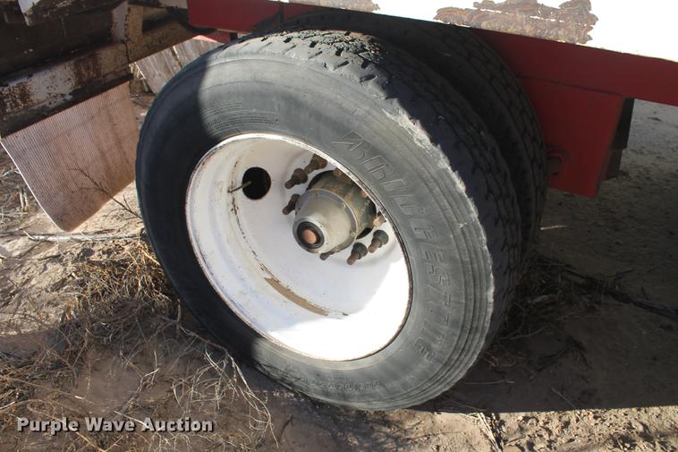 image for item BJ9844 2014 Mas HPF3 live bottom silage trailer