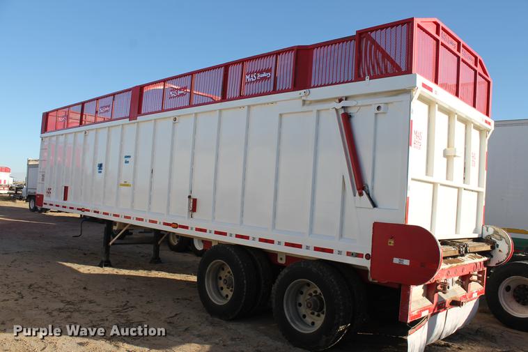 image for item BJ9846 2014 Mas live bottom silage trailer