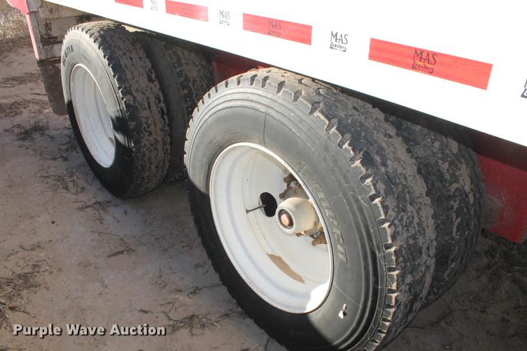 image for item BJ9846 2014 Mas live bottom silage trailer