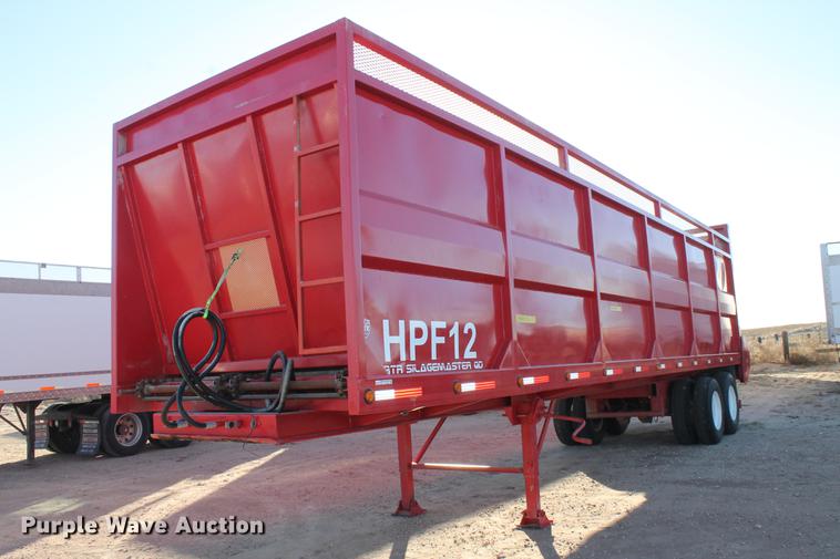 image for item BJ9847 2015 RTR Silage Master live bottom silage trailer