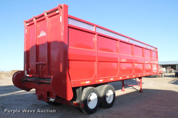 image for item BJ9847 2015 RTR Silage Master live bottom silage trailer