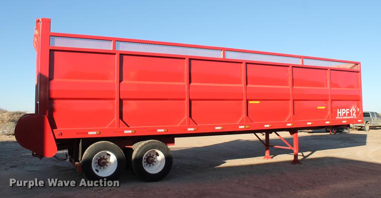 image for item BJ9847 2015 RTR Silage Master live bottom silage trailer