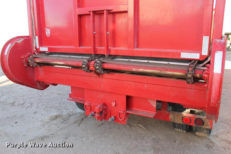 image for item BJ9847 2015 RTR Silage Master live bottom silage trailer