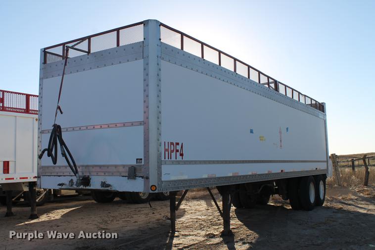 image for item BJ9848 2007 Aeroswint live bottom silage trailer