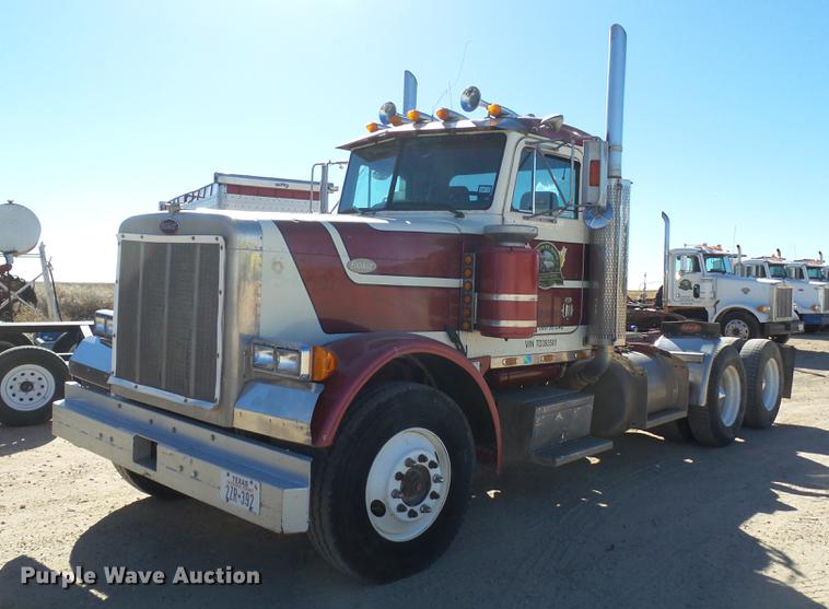 image for item BJ9849 1996 Peterbilt 379 semi truck