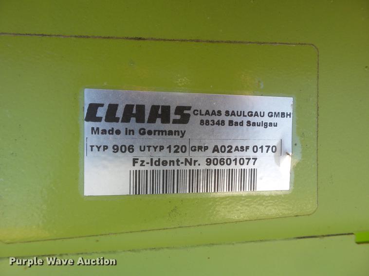 image for item EN9524 Claas 380 pickup head