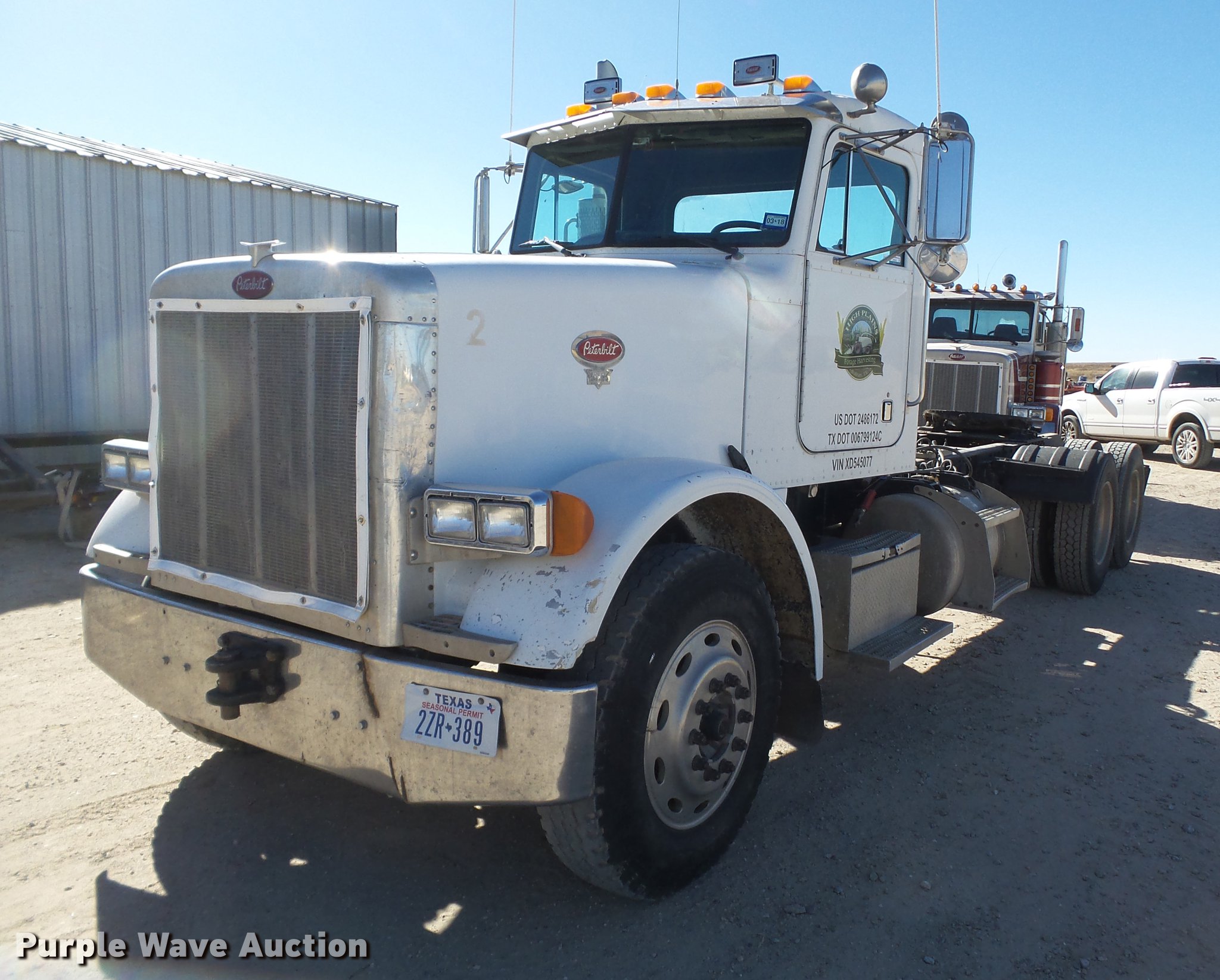 2000 Peterbilt 378 semi truck in Dalhart, TX Item EI9505 for sale