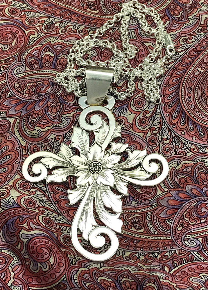 image for item DB9266 Custom Made Silver Necklace