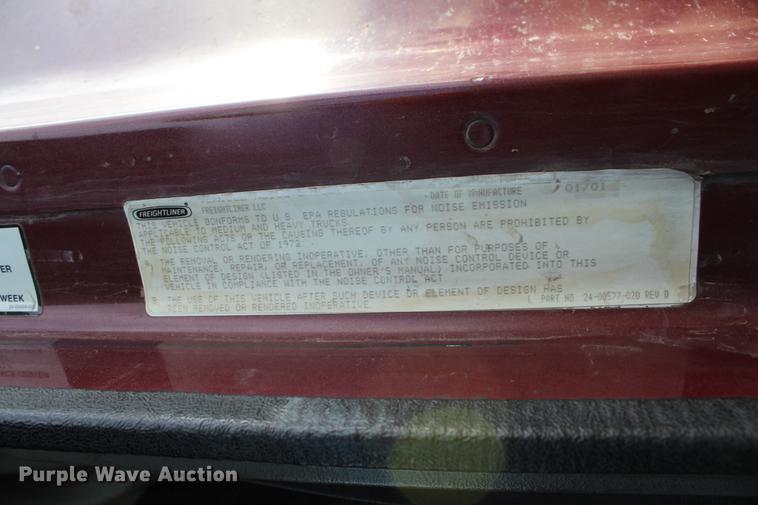 image for item DB6608 2001 Freightliner ST120 semi truck