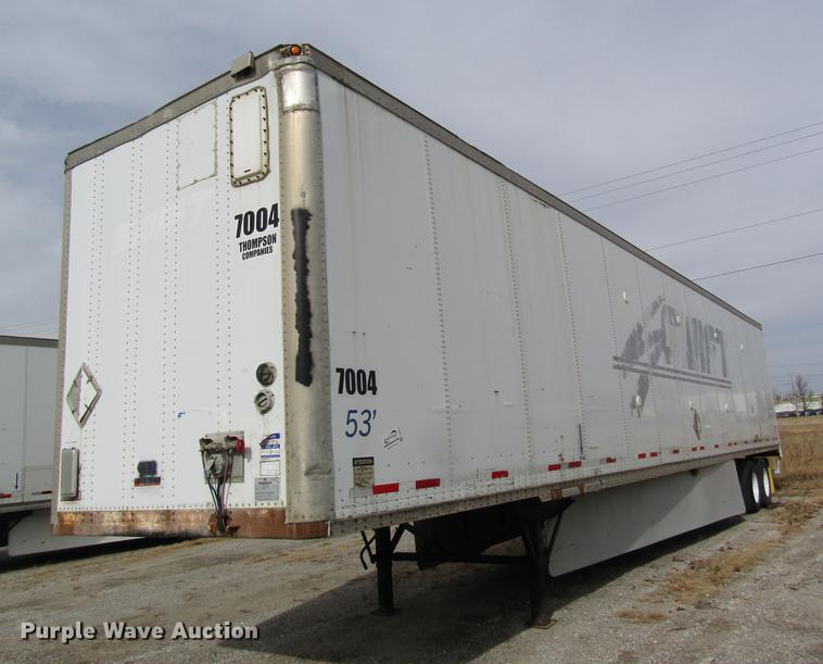 image for item DB9772 2001 Wabash dry van trailer