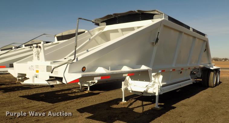 image for item DD2909 2000 Red River BD237 bottom dump trailer