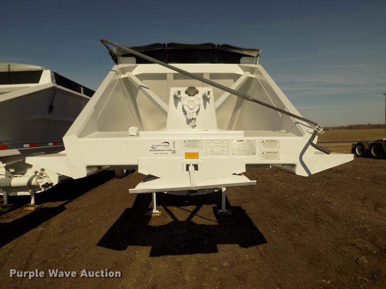 image for item DD2909 2000 Red River BD237 bottom dump trailer